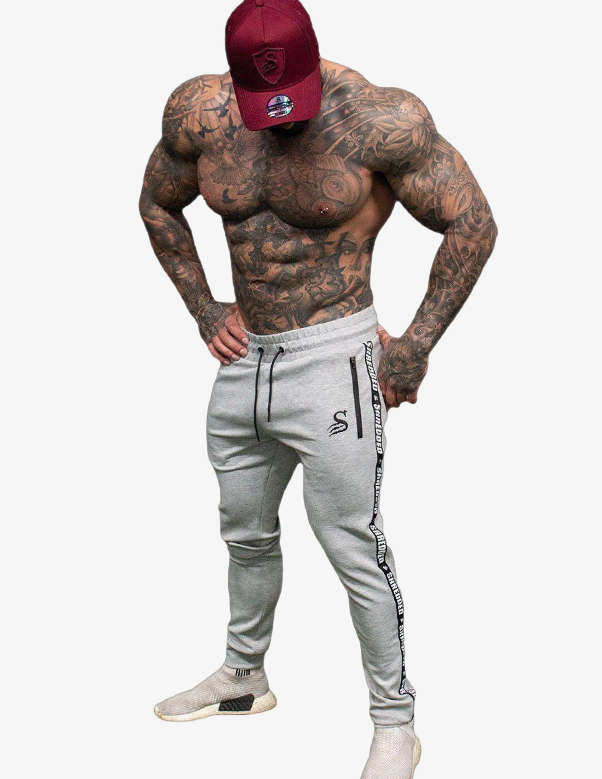 Shredded Joggers - Unisex - Grey
