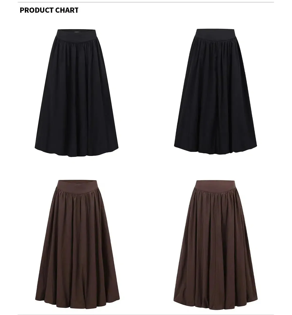 Side Pockets Flowy Maxi Skirt
