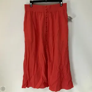 Skirt Maxi By Madewell In Red, Size: M
