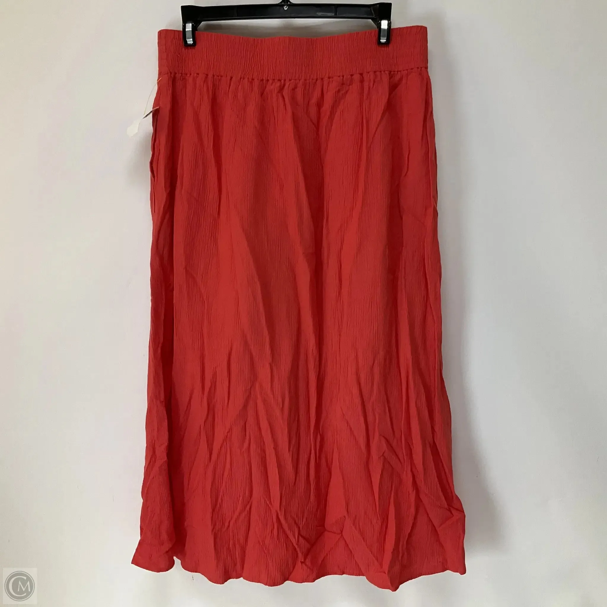 Skirt Maxi By Madewell In Red, Size: M