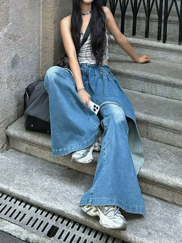 Skojt Skirt Jean flared pants