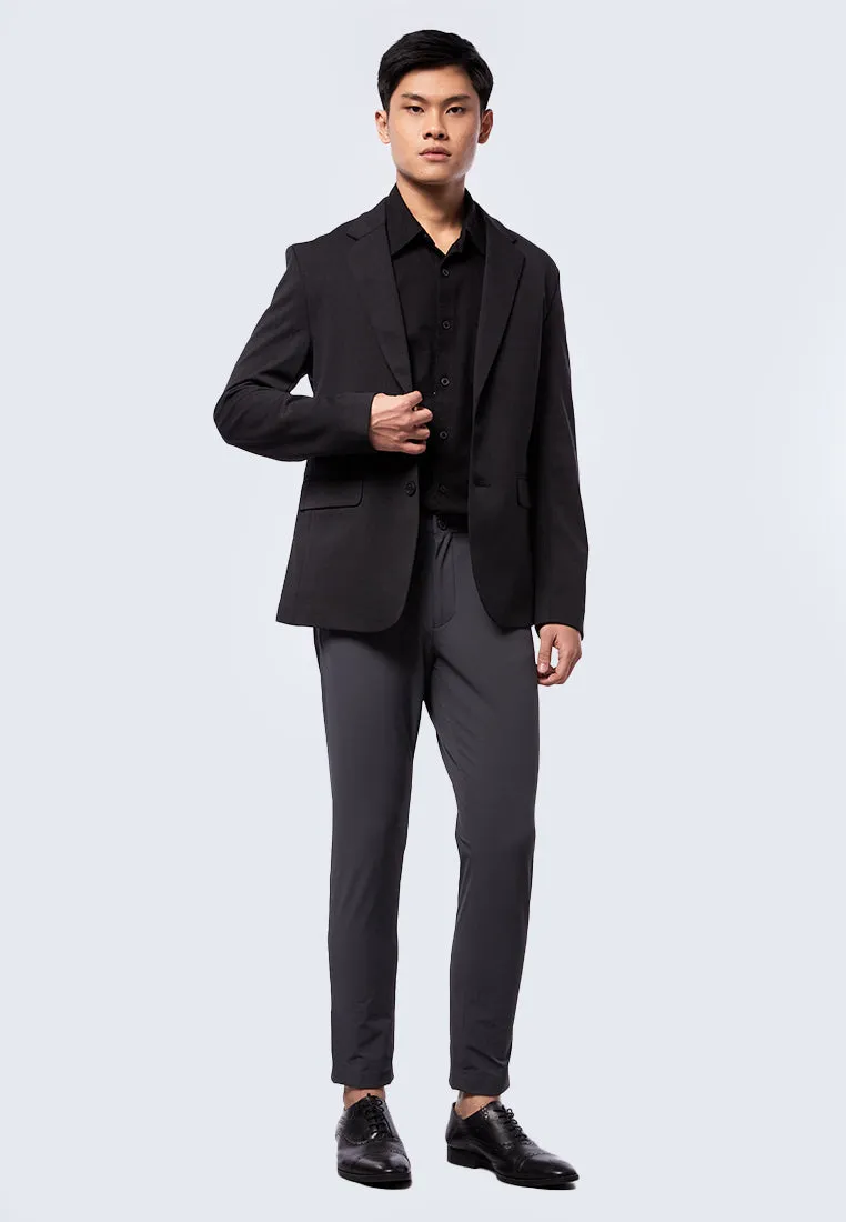 Slim Fit Formal Suit Black