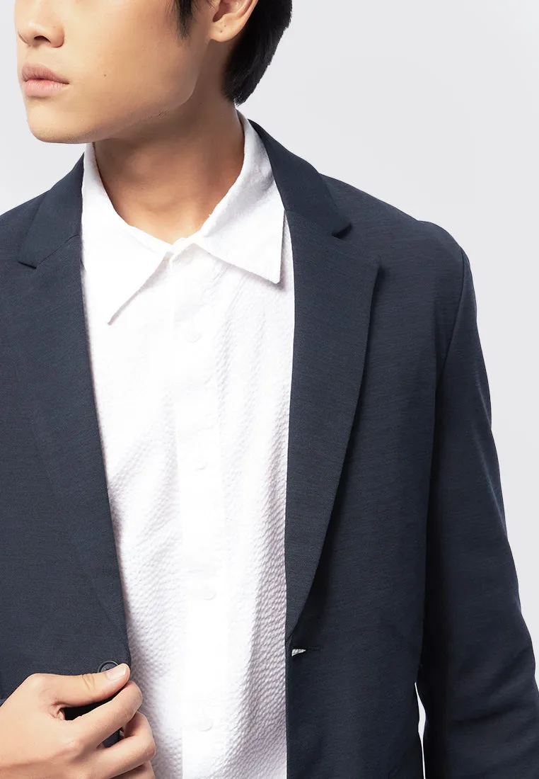 Slim Fit Long Sleeve Blazer
