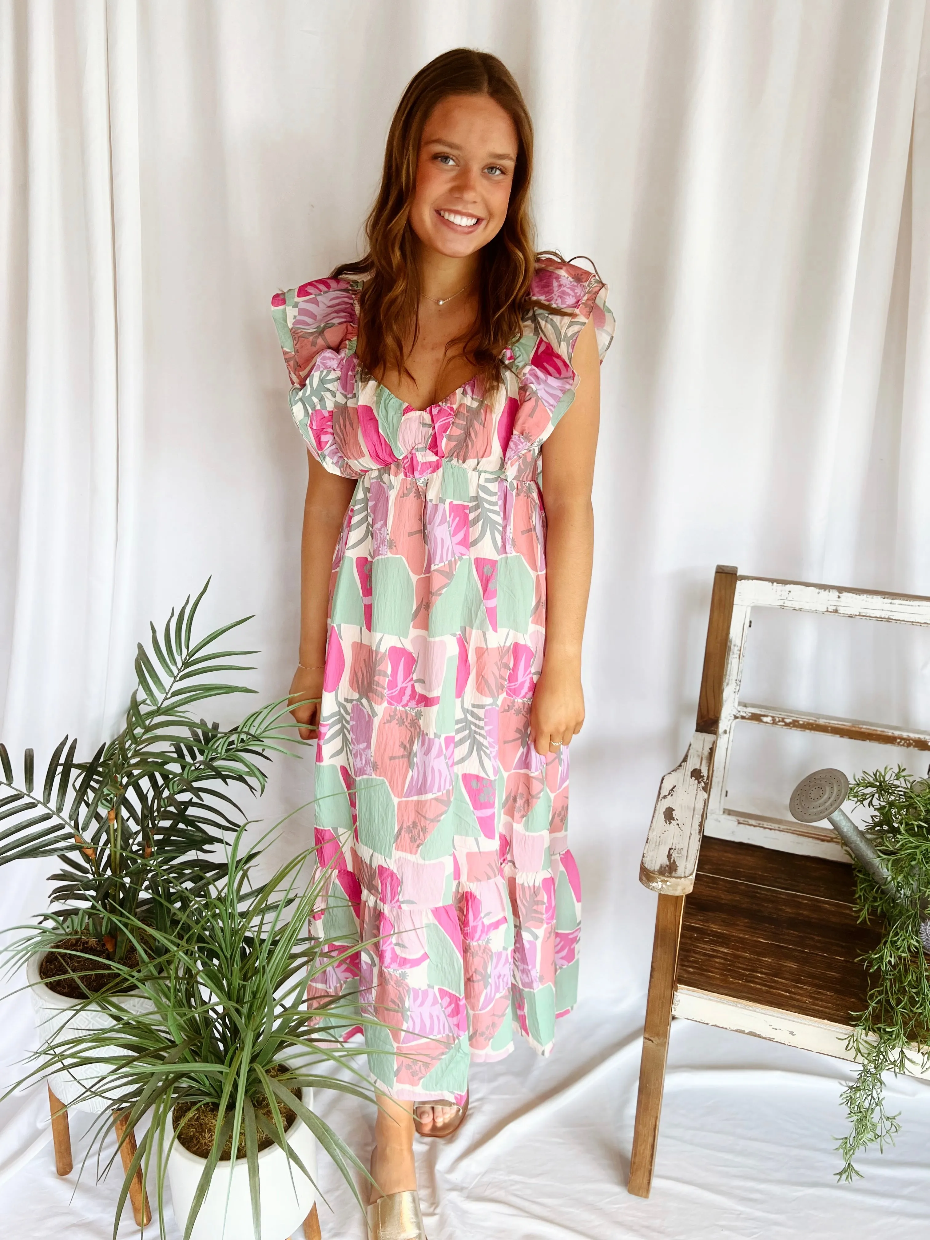 SOCIAL BUTTERFLY MAXI DRESS