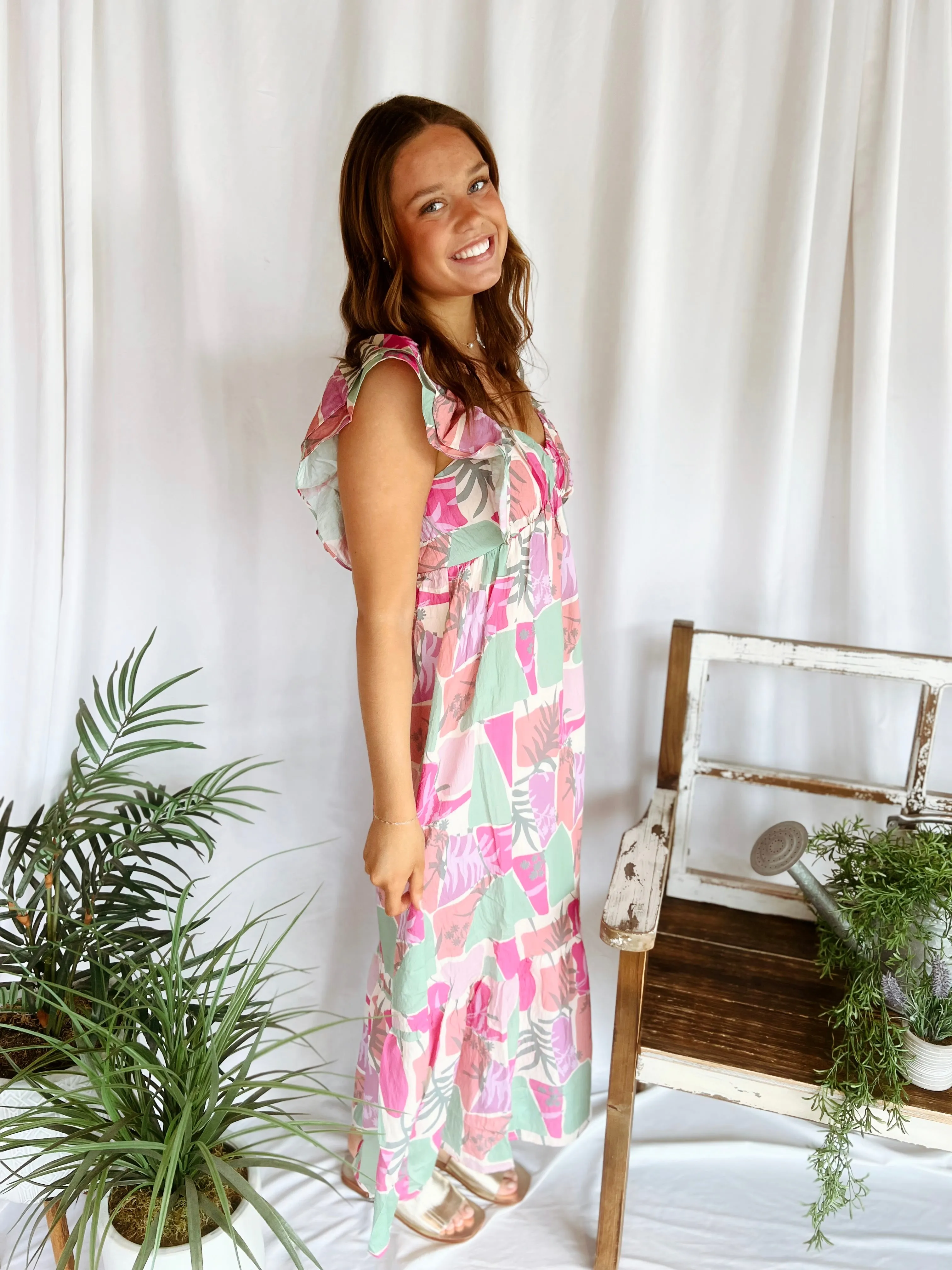 SOCIAL BUTTERFLY MAXI DRESS