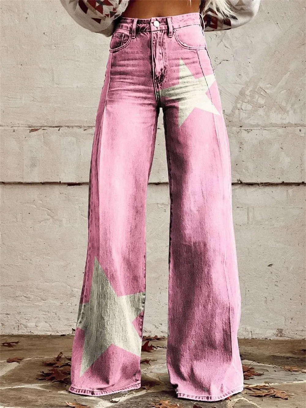Sophia™ - High Waisted Wide Leg Trousers