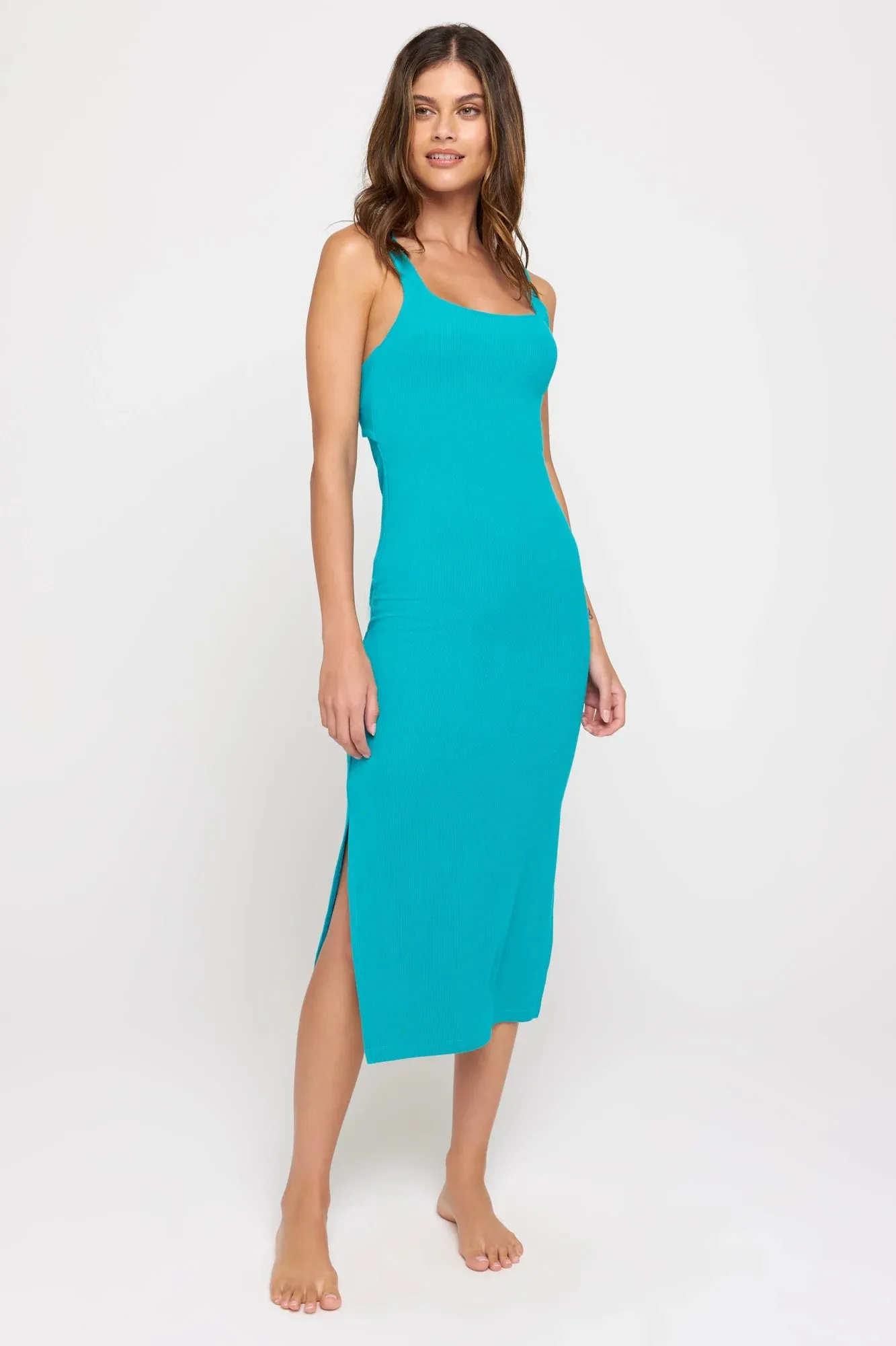 Spiritual Gangster Valerie Twist Back Midi Dress