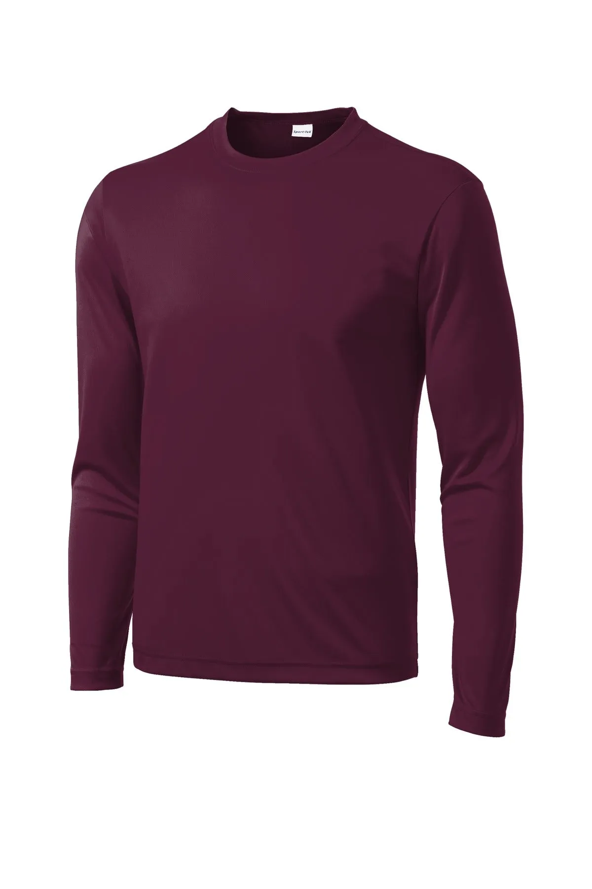 Sport-Tek Long Sleeve PosiCharge Competitor Tee. ST350LS Maroon