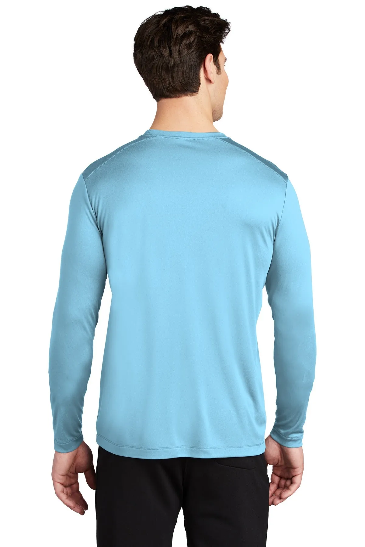 Sport-Tek  Posi-UV Pro Long Sleeve Tee. ST420LS Light Blue