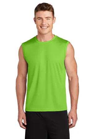 Sport-Tek Sleeveless PosiCharge Competitor Tee. ST352 Lime Shock