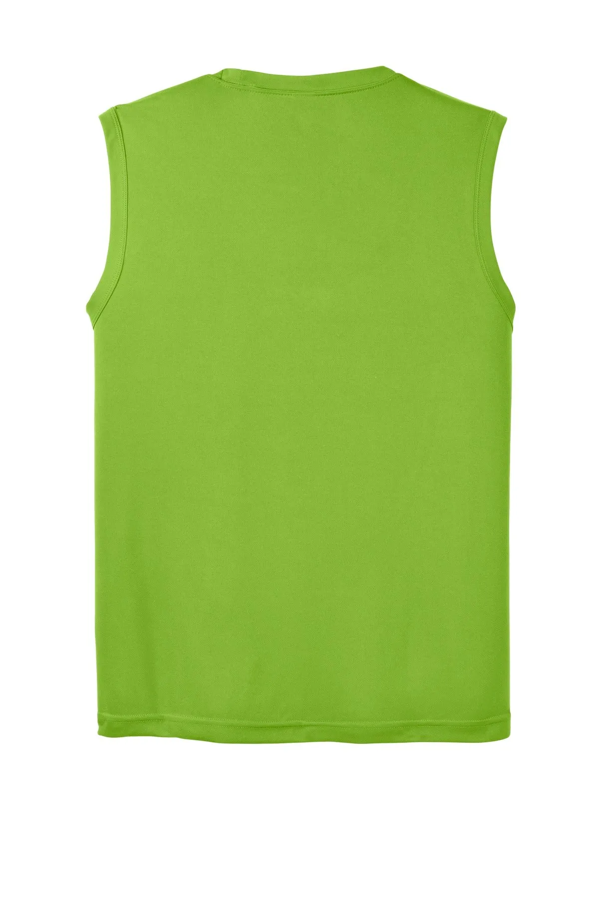 Sport-Tek Sleeveless PosiCharge Competitor Tee. ST352 Lime Shock