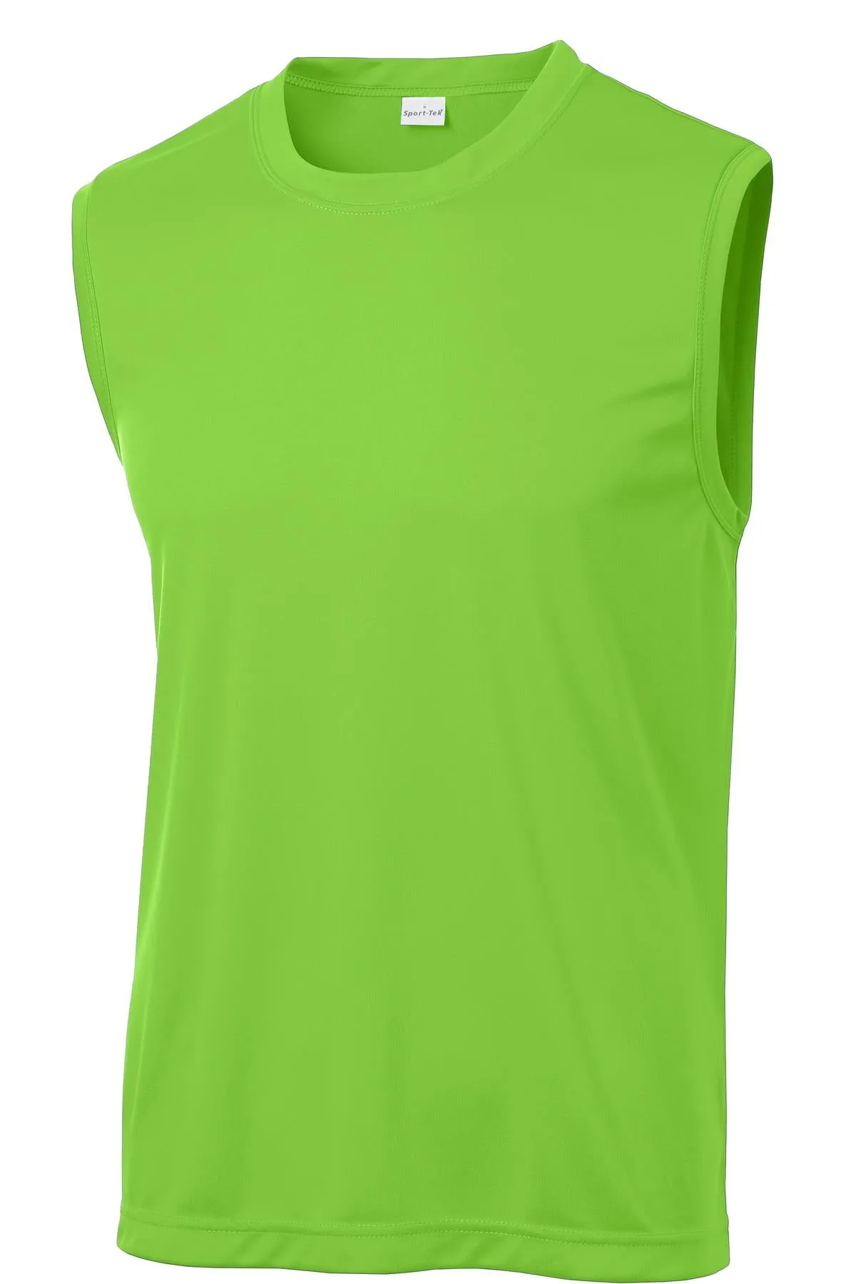 Sport-Tek Sleeveless PosiCharge Competitor Tee. ST352 Lime Shock
