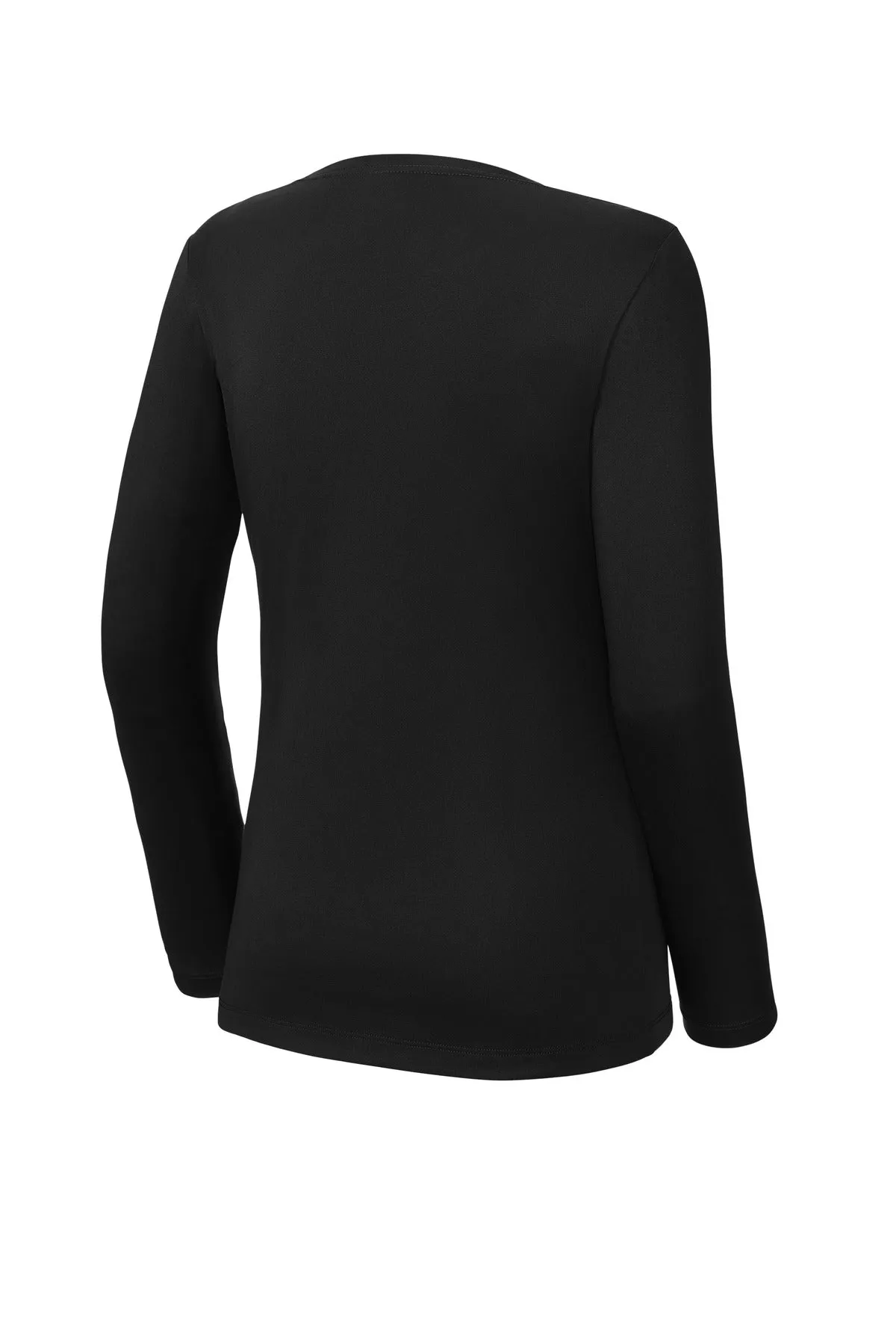 Sport-Tek Women's Posi-UV Pro Long Sleeve LST420LS Black