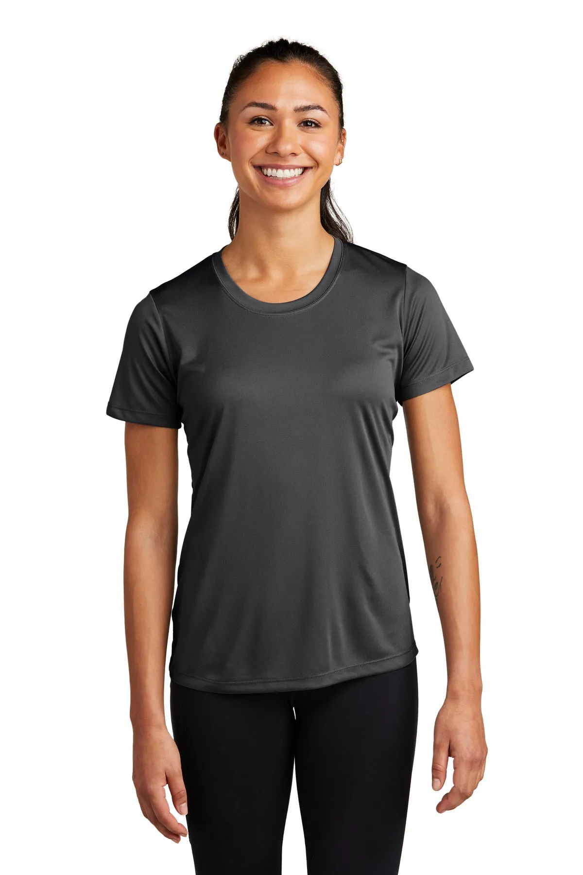 Sport-Tek Women's PosiCharge Competitor Tee. LST350 Iron Grey