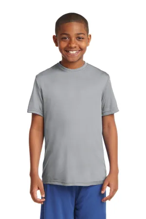 Sport-Tek Youth PosiCharge Competitor Tee. YST350 Silver