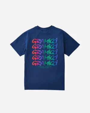 Stacked Tee - Navy