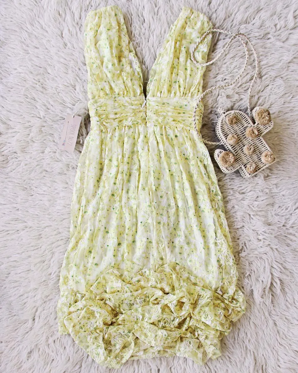 Sunrise Rose Lace Maxi