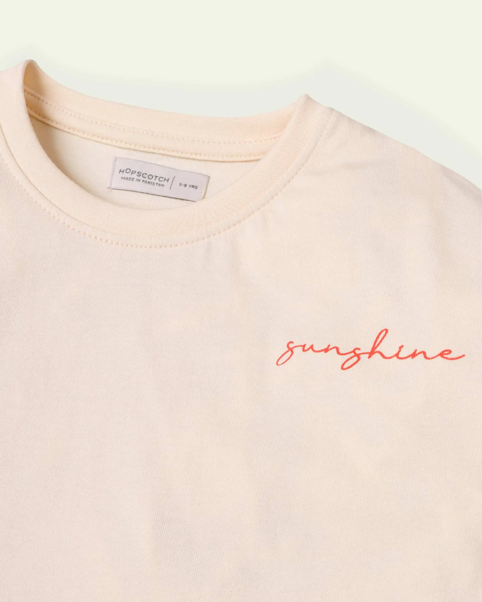 Sunshine Boxy Cropped T-Shirt