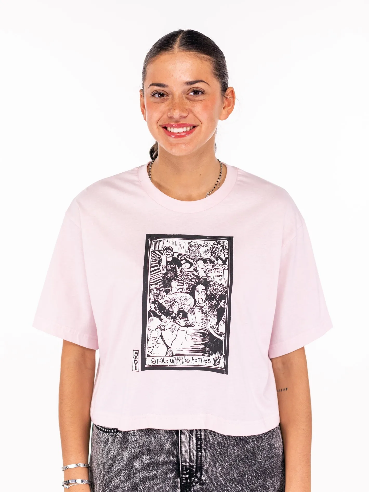 T-shirt Drumstone - LILAC ASH