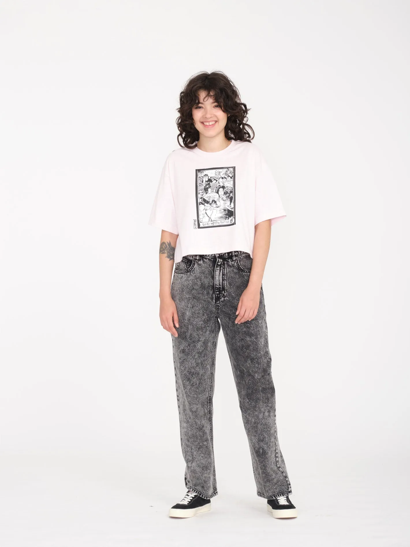 T-shirt Drumstone - LILAC ASH