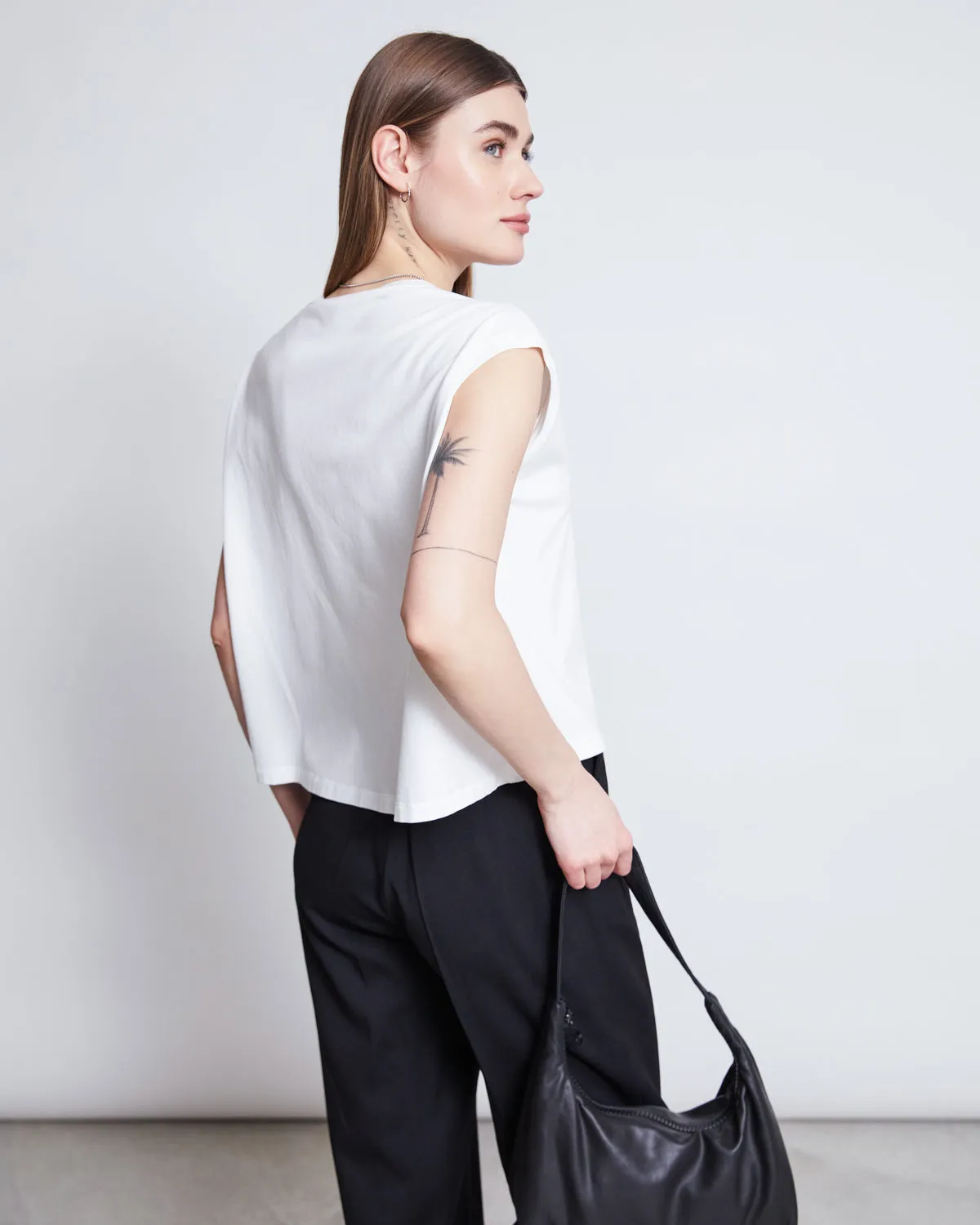 T-SHIRT OVAR WHITE SOFT GOTS