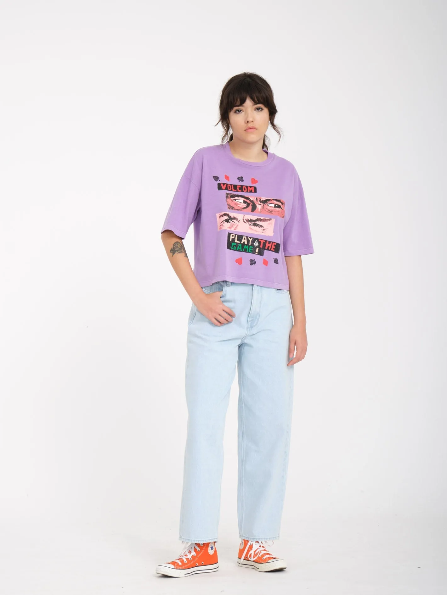 T-shirt Play The - PAISLEY PURPLE