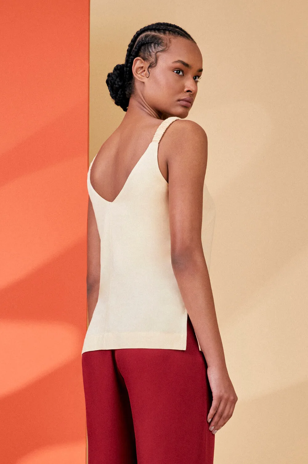 TANK TOP LINEN 101240311