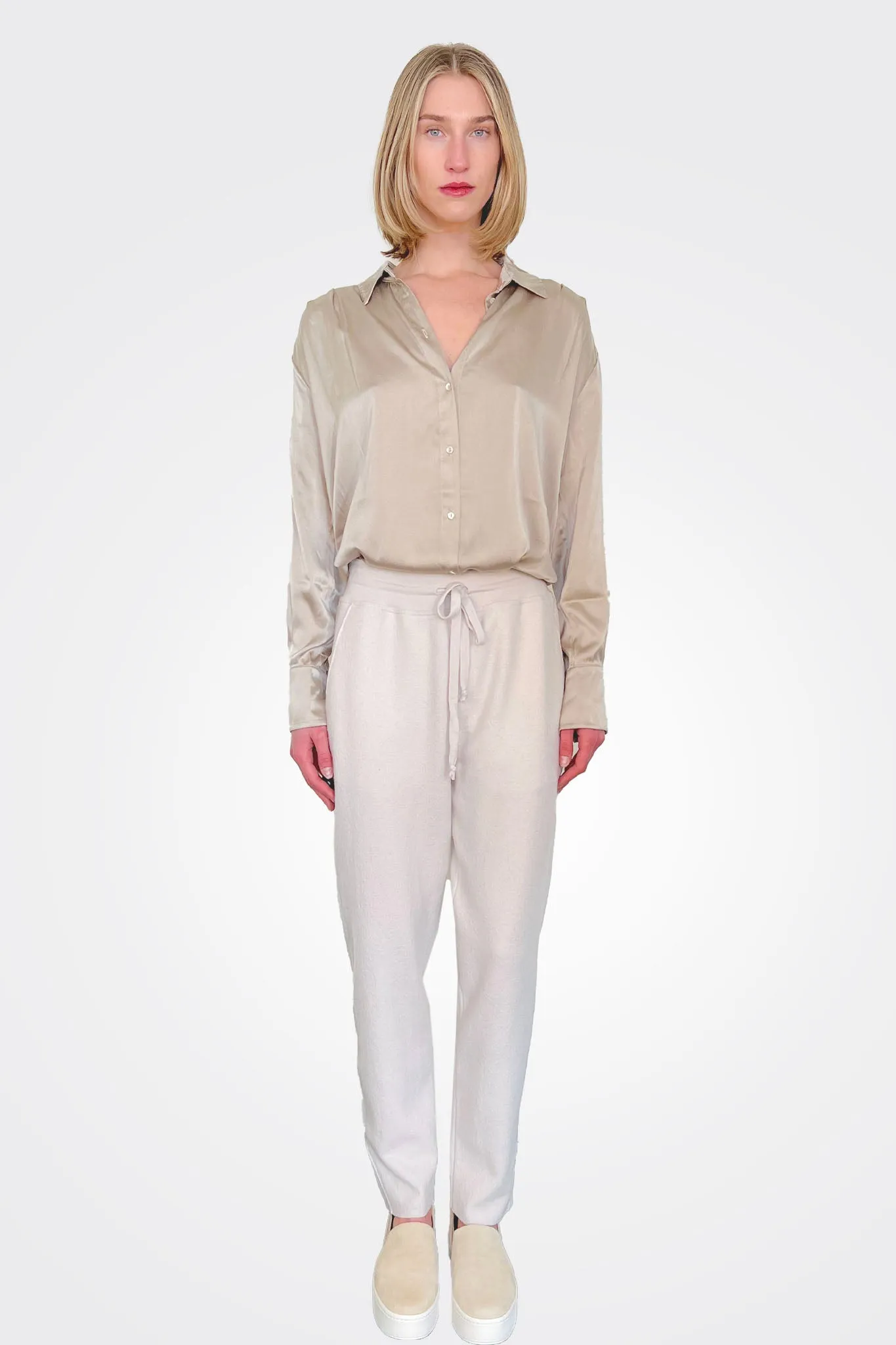 Tapered Trousers - Ice