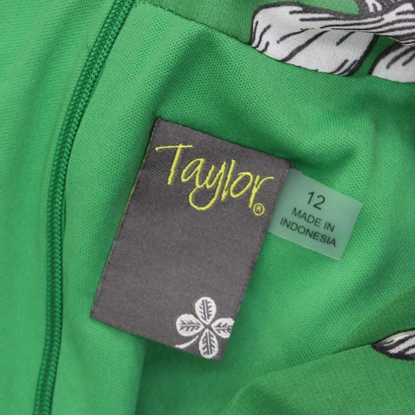 Taylor Womens Printed Crisscross Maxi Dress 2885M Shamrock Green 12
