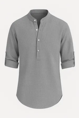 THE HENLEY COLLAR SHIRT