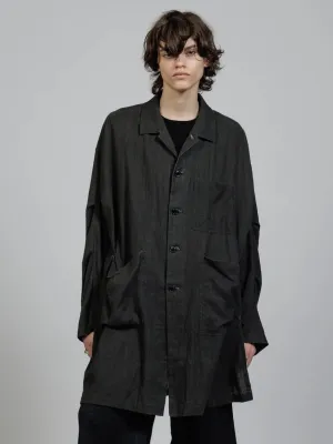 The Viridi-Anne Pigment Printed Viyella Coat
