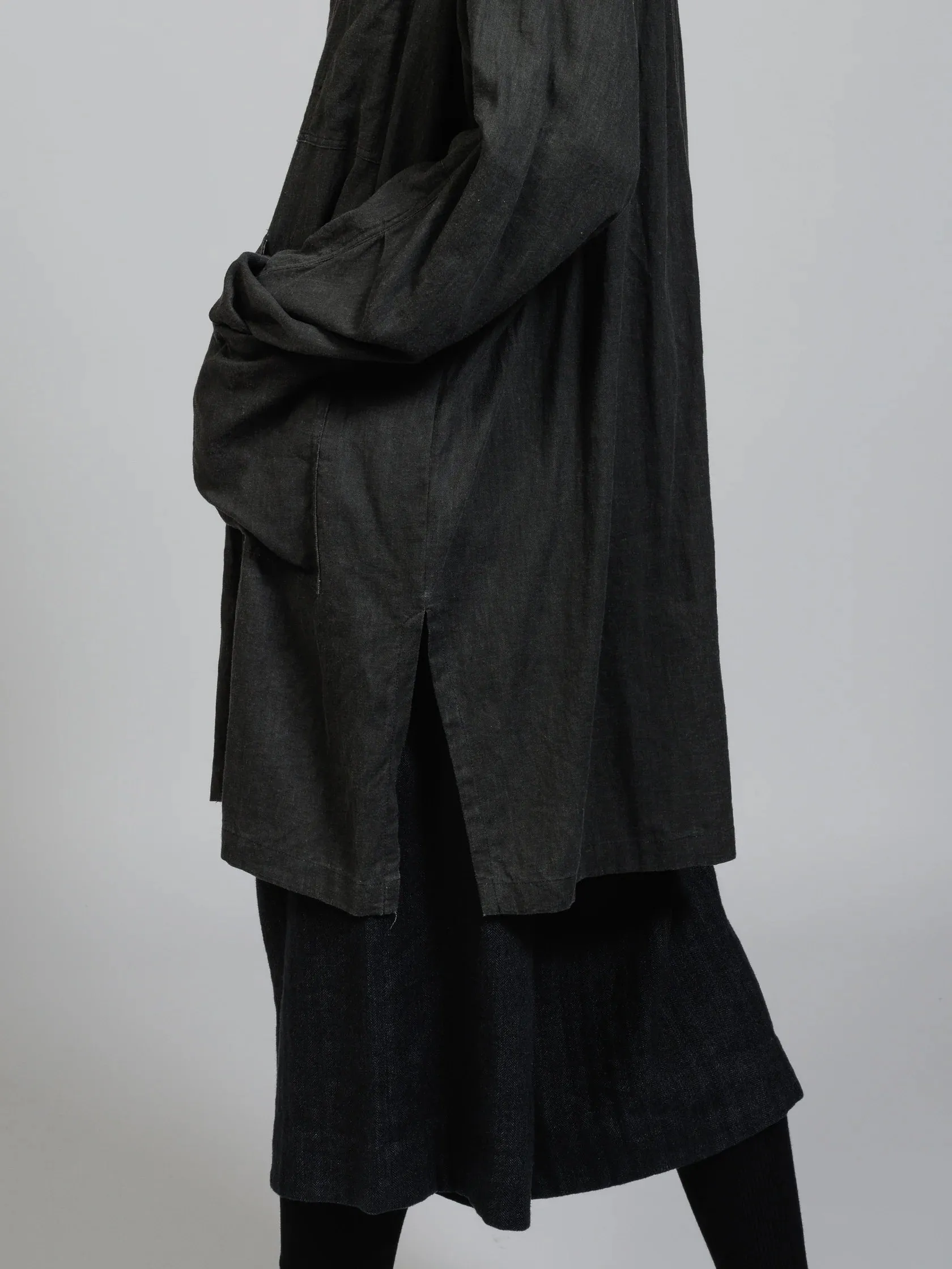 The Viridi-Anne Pigment Printed Viyella Coat