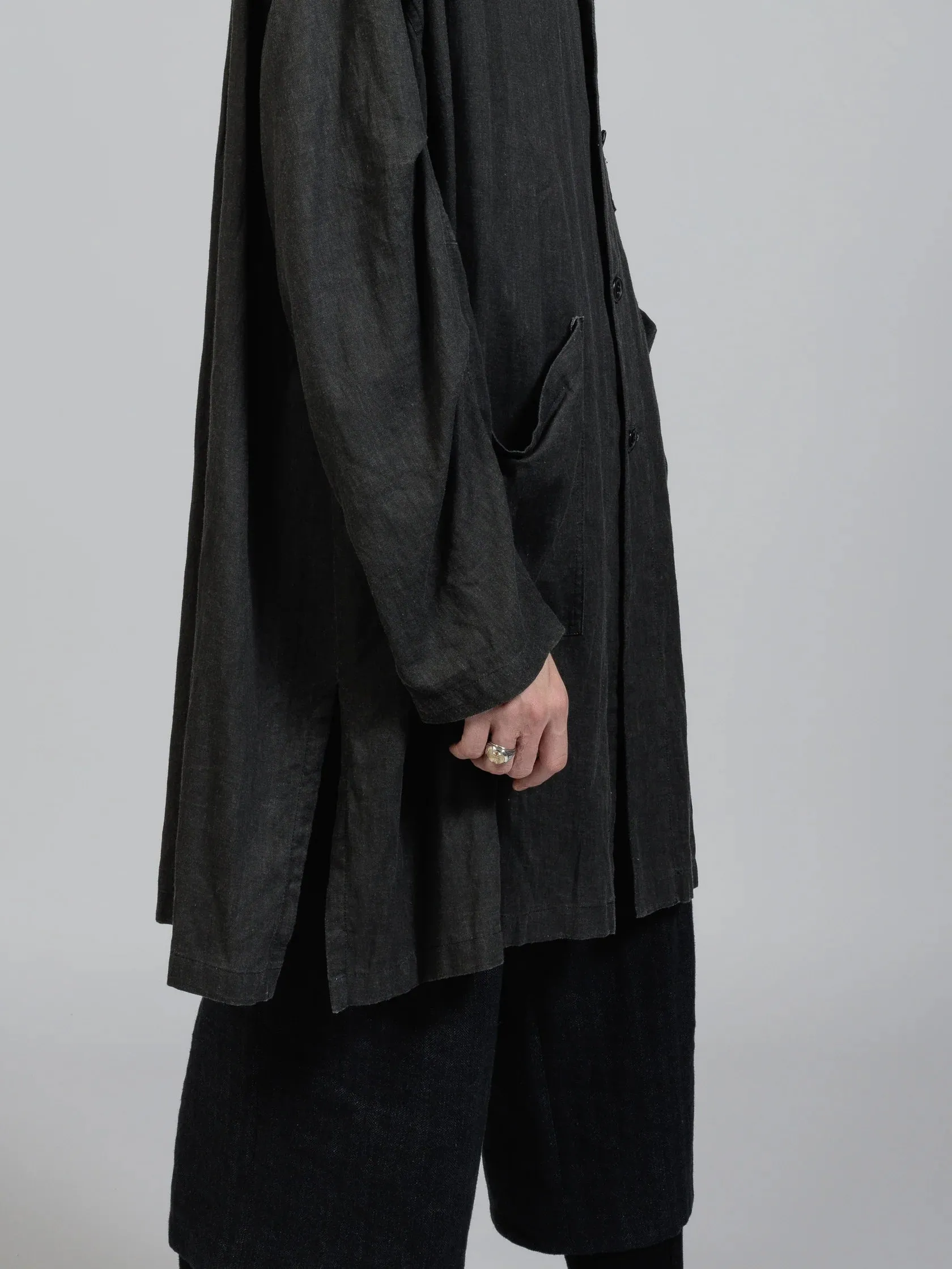 The Viridi-Anne Pigment Printed Viyella Coat