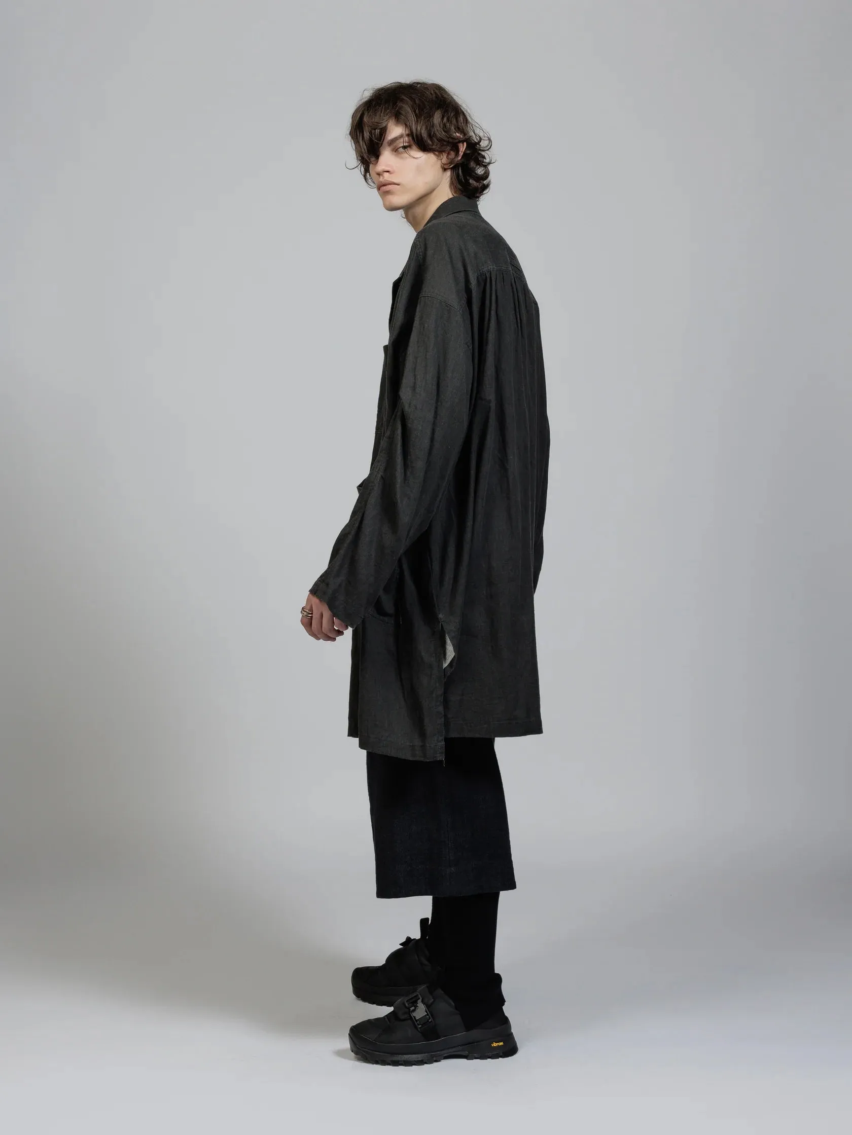 The Viridi-Anne Pigment Printed Viyella Coat
