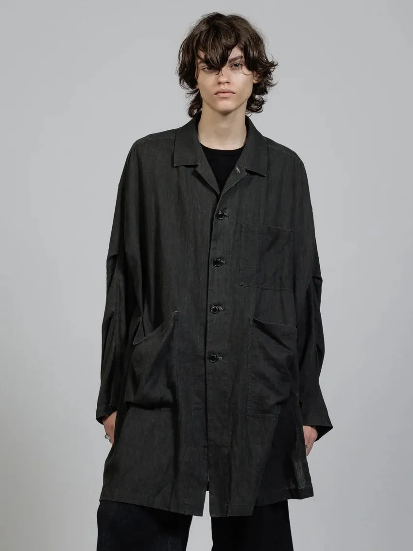 The Viridi-Anne Pigment Printed Viyella Coat