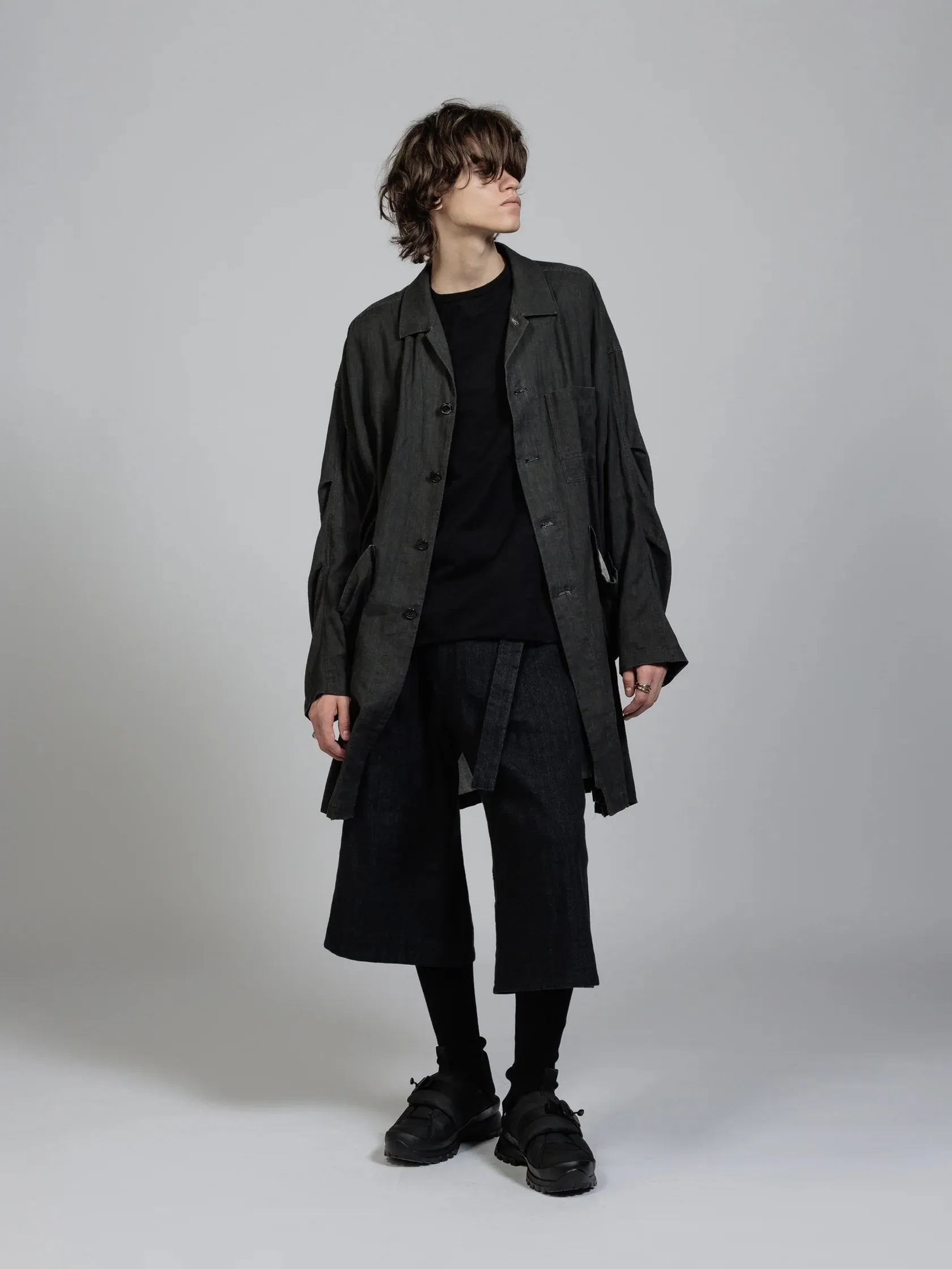 The Viridi-Anne Pigment Printed Viyella Coat