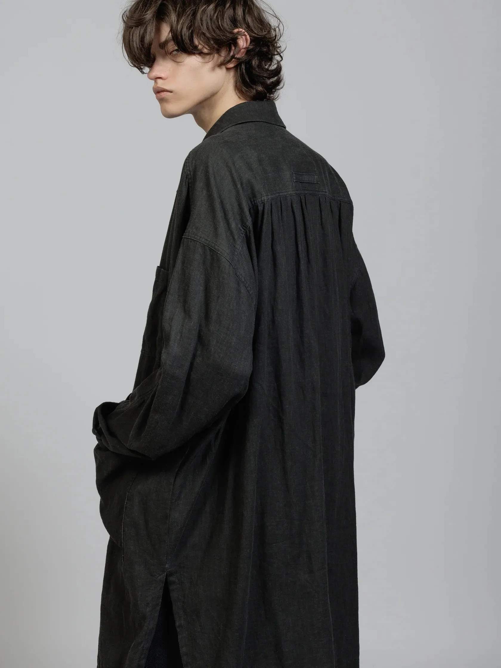 The Viridi-Anne Pigment Printed Viyella Coat