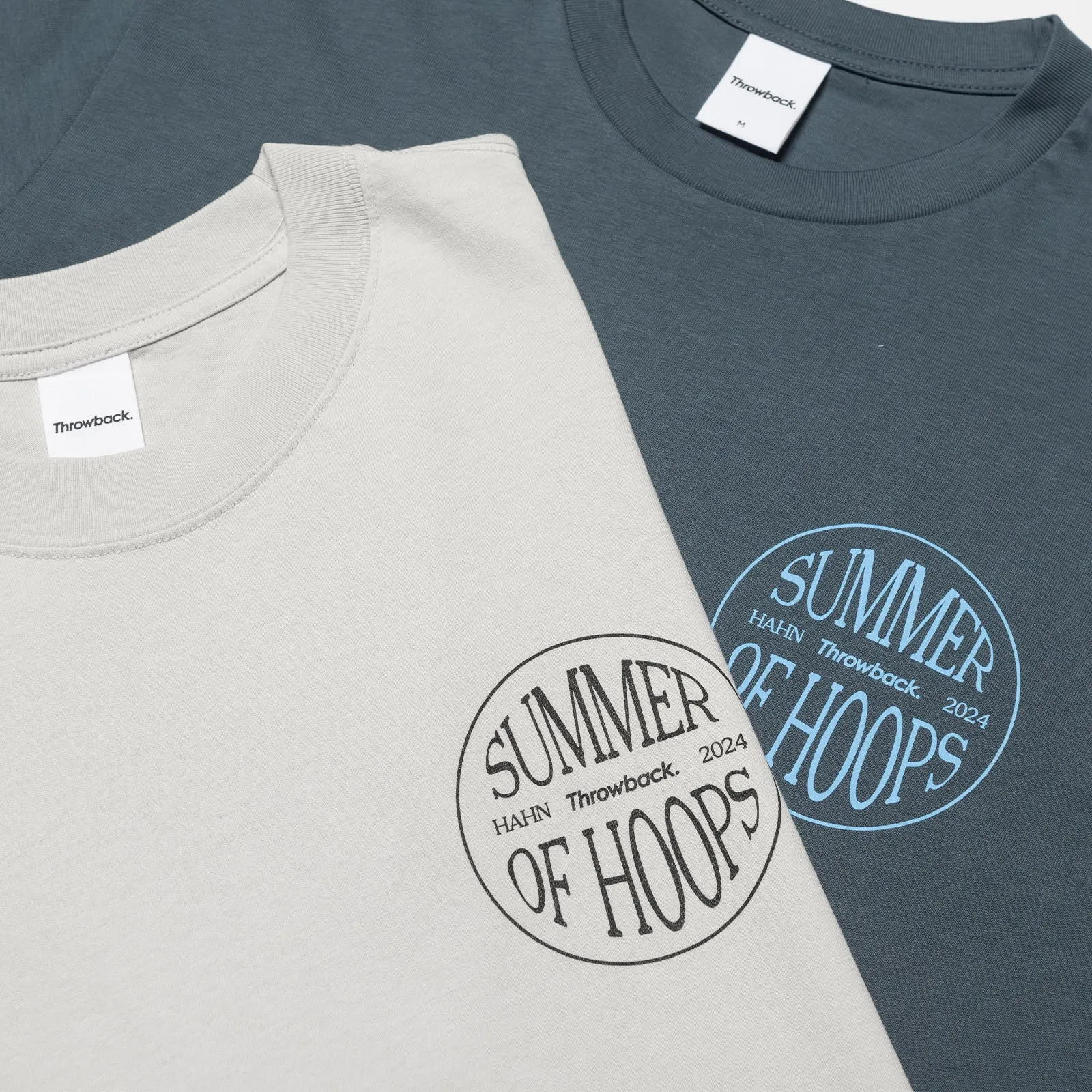 Throwback X Hahn Summer Of Hoops T-Shirt - Faded Bone