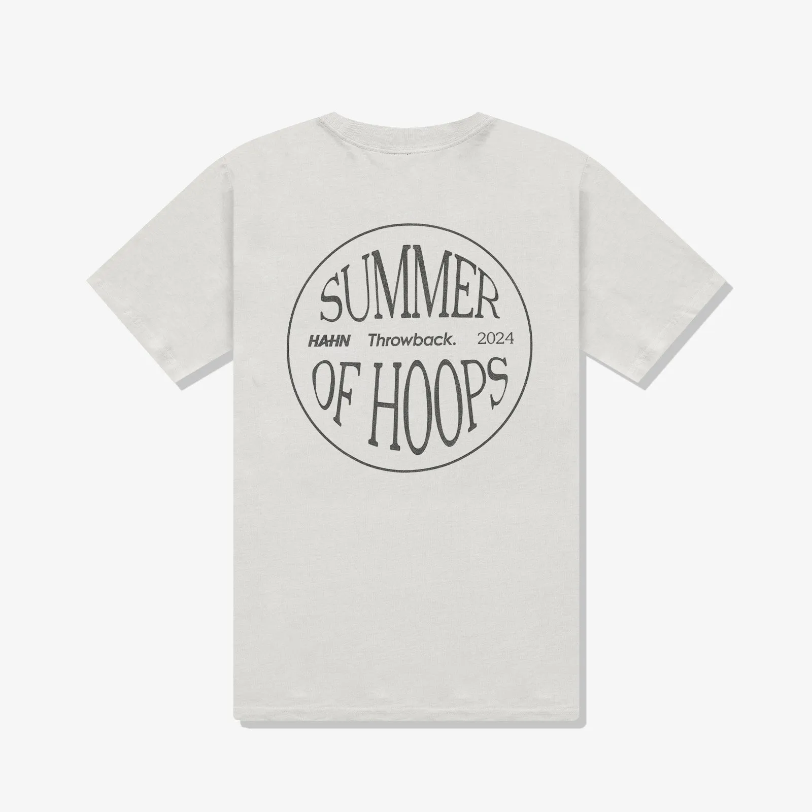 Throwback X Hahn Summer Of Hoops T-Shirt - Faded Bone