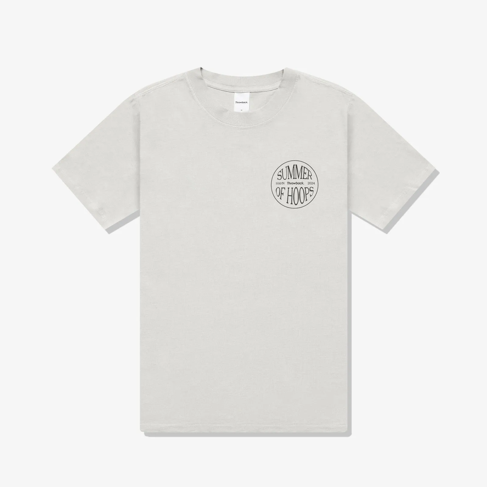 Throwback X Hahn Summer Of Hoops T-Shirt - Faded Bone