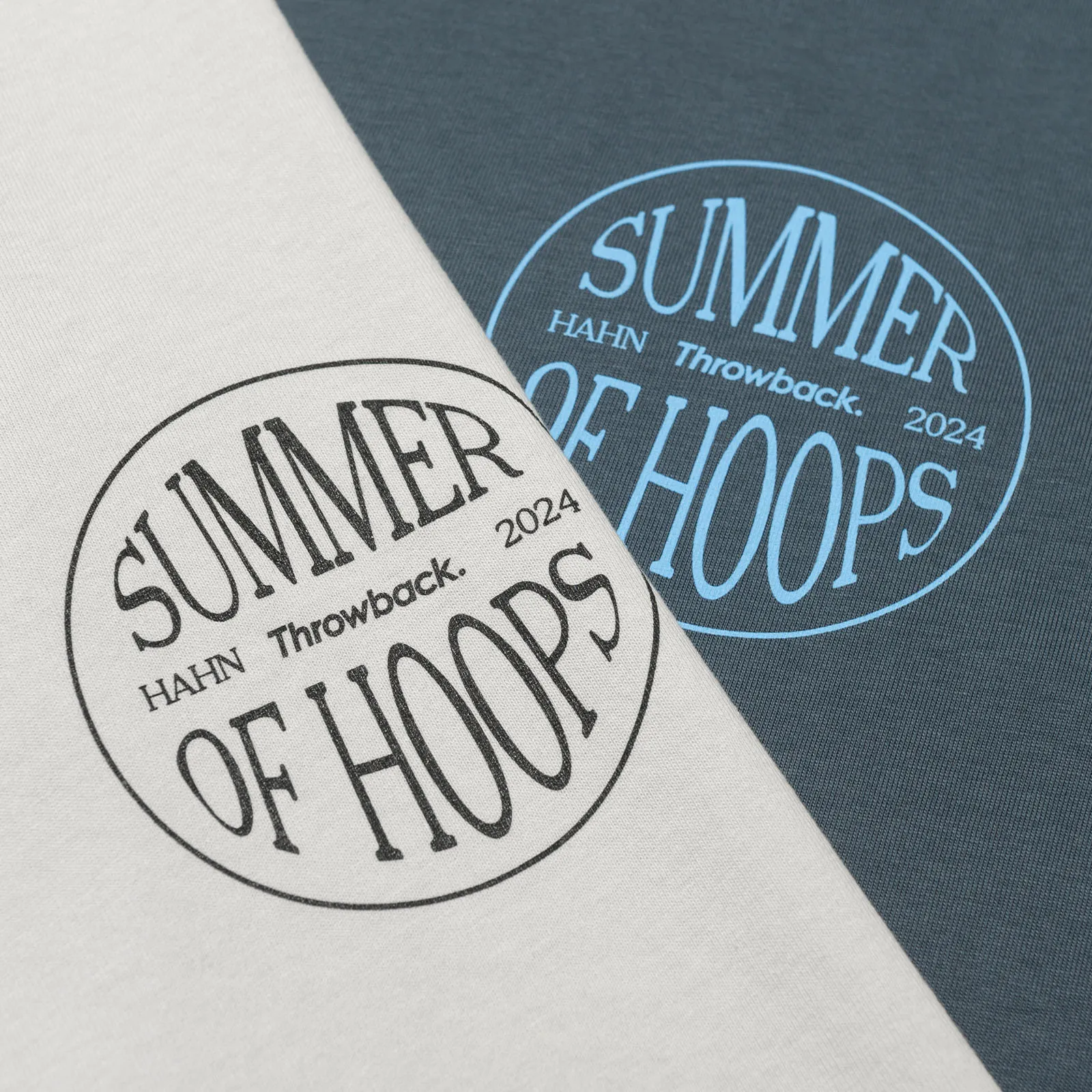 Throwback X Hahn Summer Of Hoops T-Shirt - Faded Bone