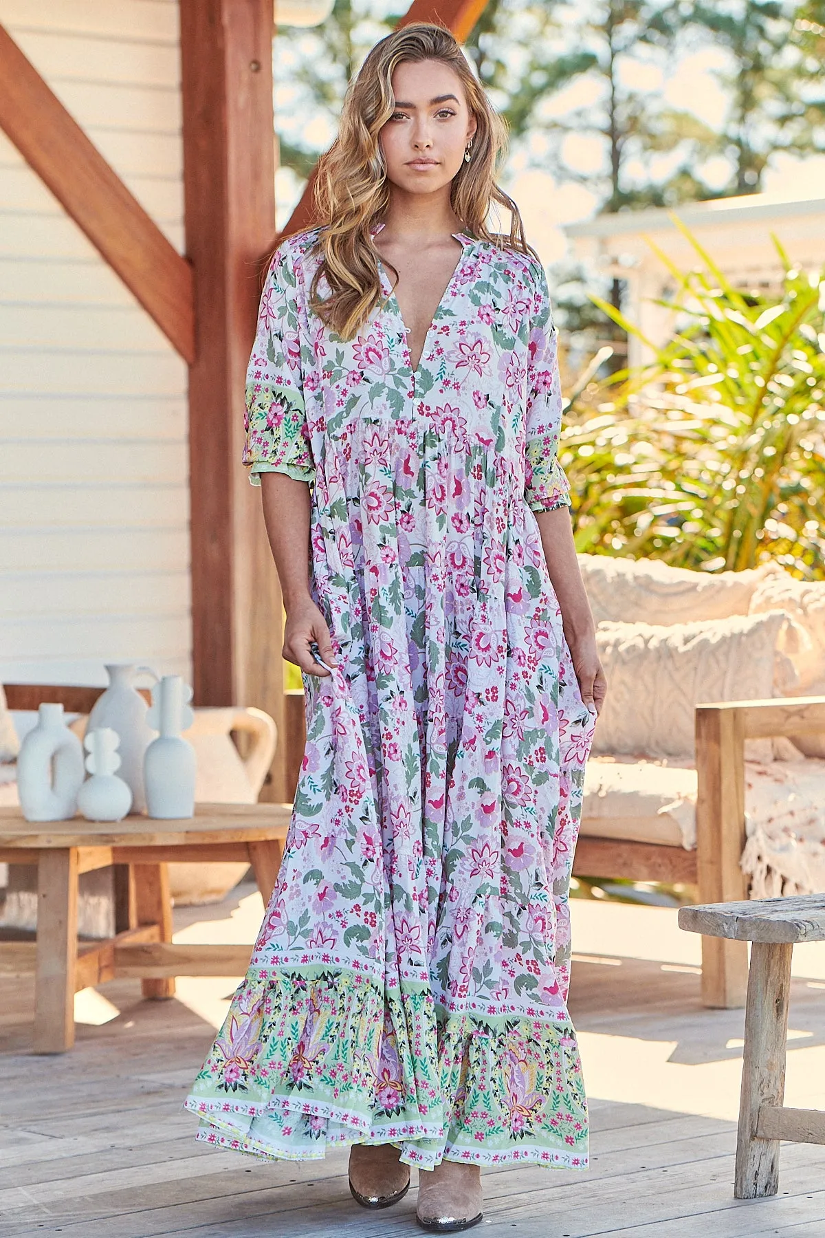 Tillie Maxi Dress - Sakura