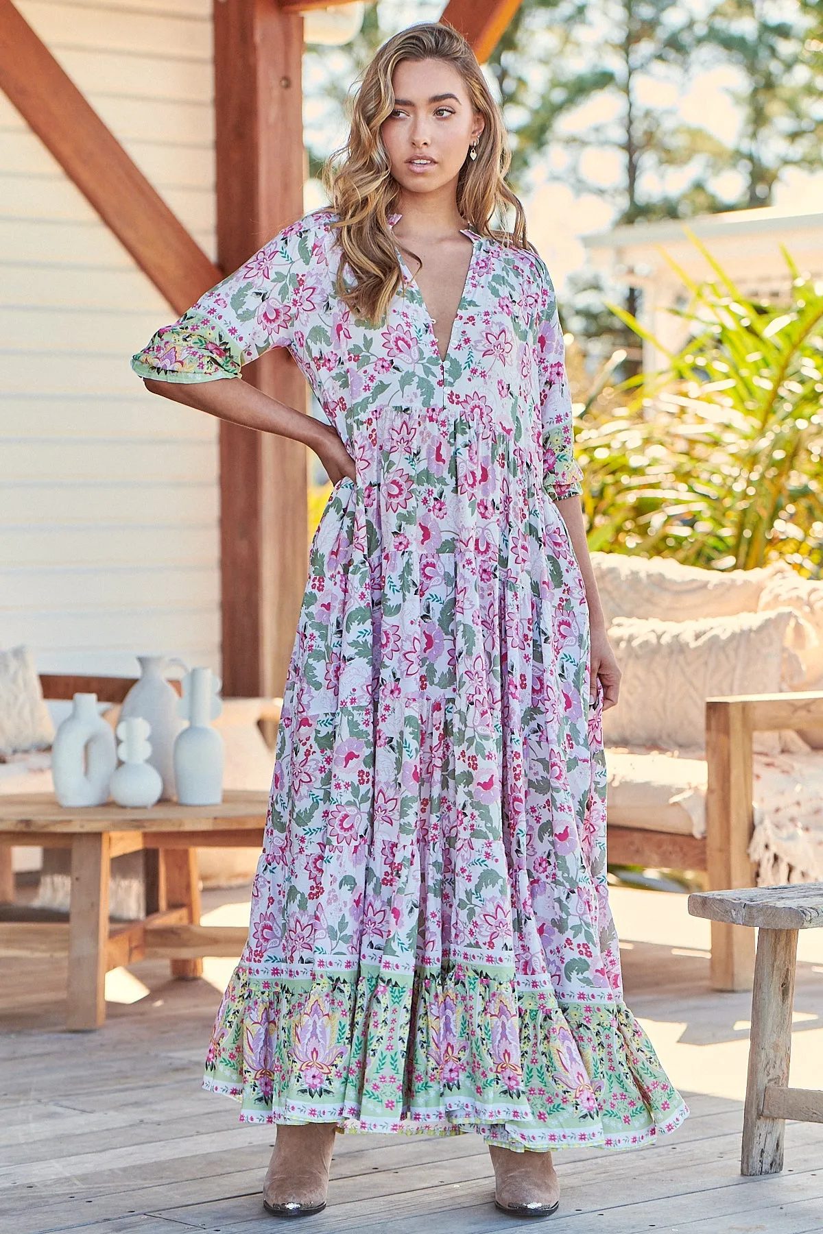 Tillie Maxi Dress - Sakura