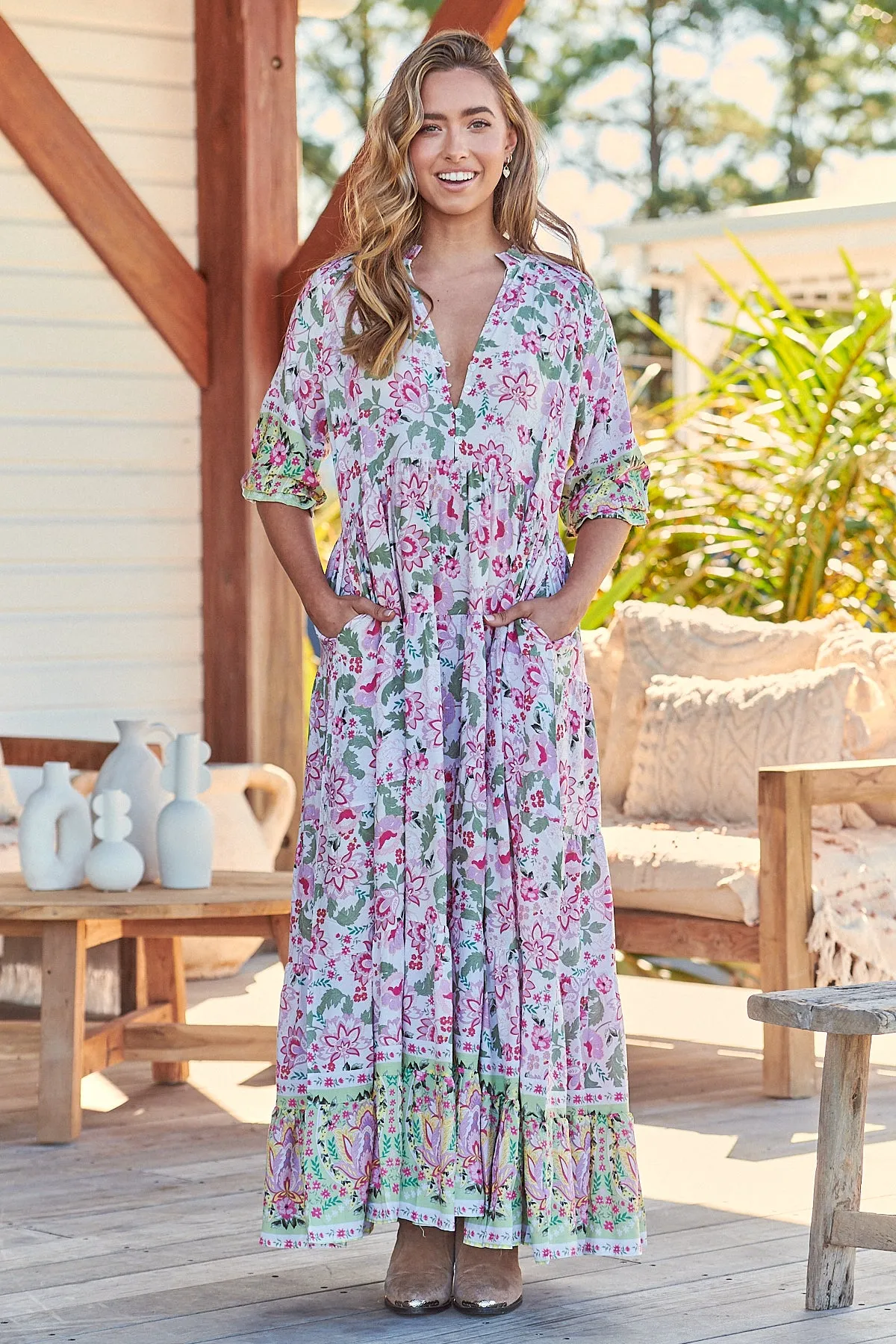 Tillie Maxi Dress - Sakura