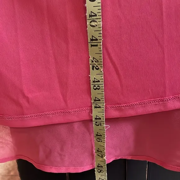 Torrid High Low Pink Chiffon Maxi Size 4.