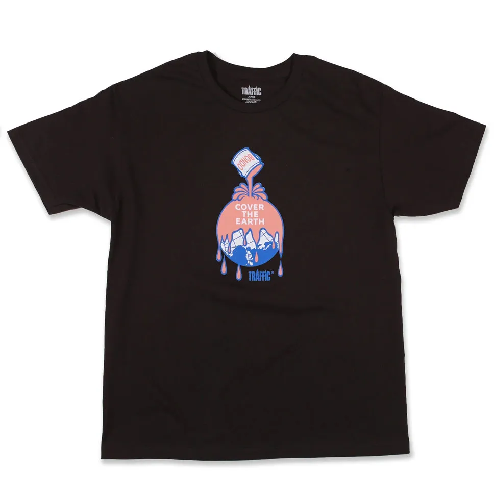 Traffic Skateboards Cover The Earth T Shirt