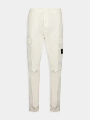 Twill Cotton Cargo Trousers