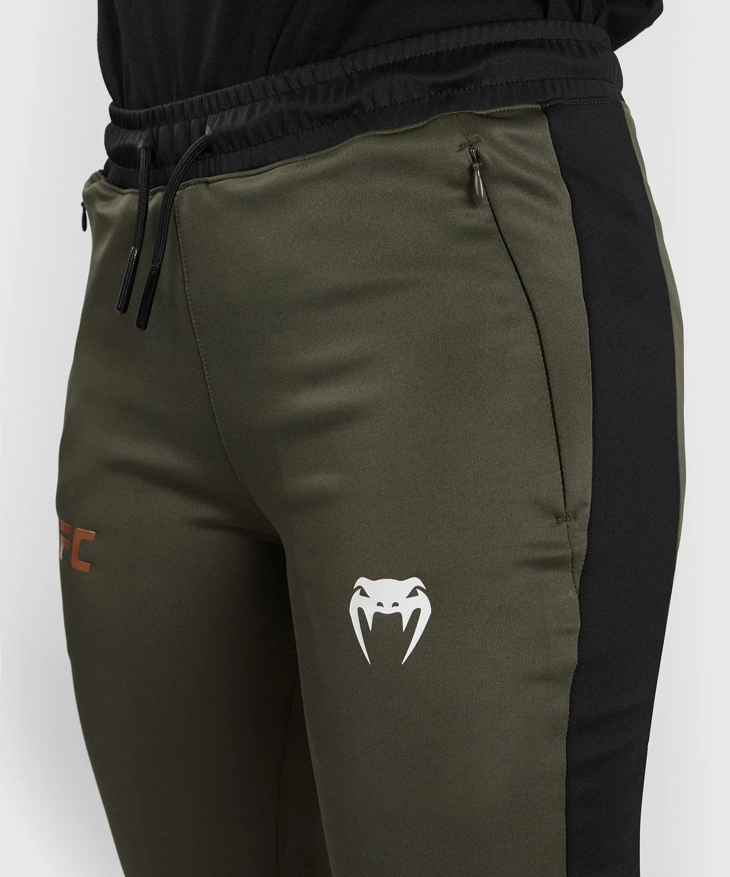 UFC Adrenaline by Venum Fight Week Performance Joggingbroek voor Dames - Khaki/Brons