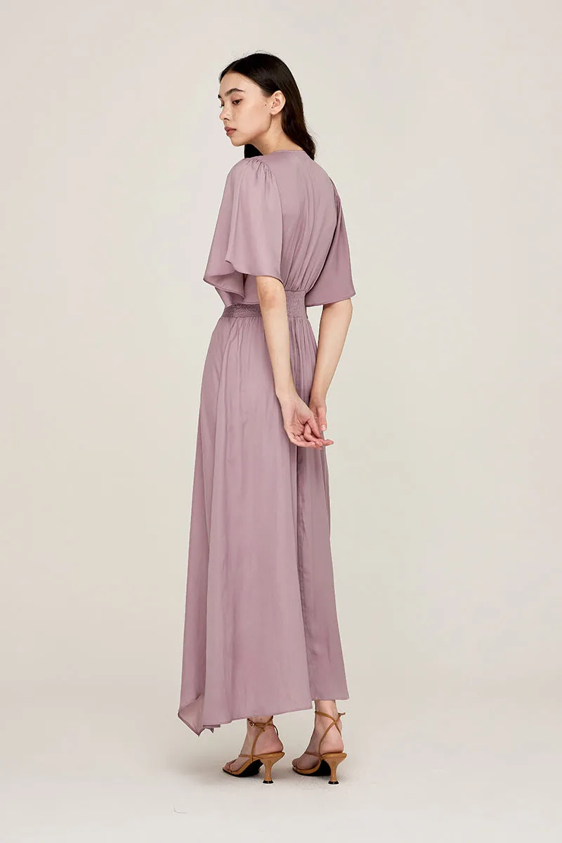 Unbalanced Skirt Maxi Dress