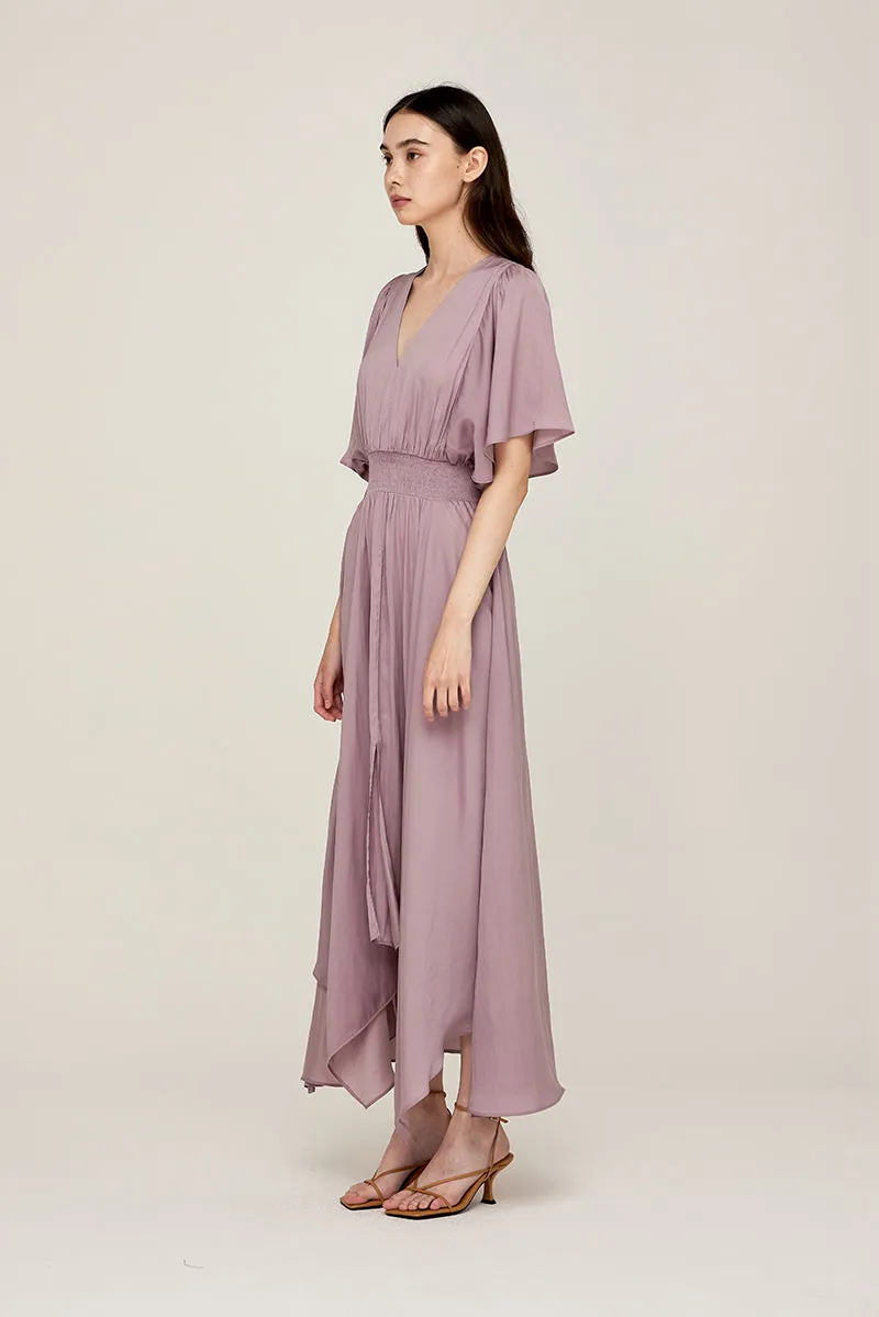 Unbalanced Skirt Maxi Dress